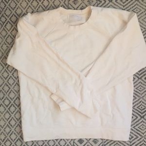 Everlane cream colored sweatshirt